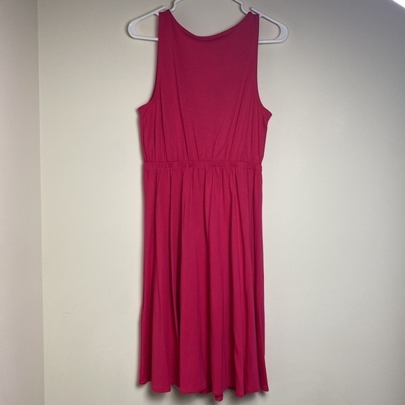Esprit Women's Casual V Neck Sundress Aline Sleeveless Summer Midi Dress Medium - Picture 5 of 13